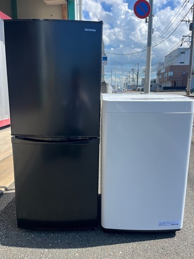 福岡市配送設置無料　142L 冷蔵庫、洗濯機セット