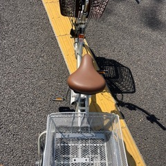 中古panasonic電動アシスト自転車3輪　バッテリー容量16Ah 防犯登録込み　仙台市内無料配達の画像