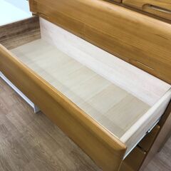 ★リユースのサカイ春日部店★KJ11776  6段チェスト ブラウン H144×W105×D45 クリーニング済みの画像