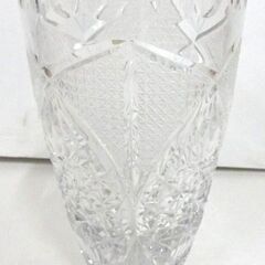 M0062 POLONIA ポロニア 花瓶 クリスタル Made in Poland 箱傷みあり 保管品の画像