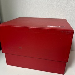 空箱まとめ バカラ バカラレッド Baccarat 箱 保存箱 赤い箱 収納箱 ボックス 3箱　mw0643の画像