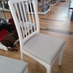 ★リユースのサカイつくば店★TK6556 IKEA ダイニングテーブルセット ホワイト H75×D78×W140 クリーニング済みの画像