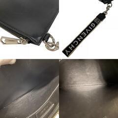 ジバンシィ GIVENCHY クラッチバッグ セカンドバッグ ポーチ 小物入れ ストラップ ロゴ ブラックの画像