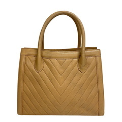 シャネル CHANEL ハンドバッグ Vステッチ 2way ベージュの画像