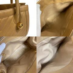 シャネル CHANEL ハンドバッグ Vステッチ 2way ベージュの画像