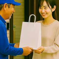 軽自動車を使った都内(近郊含む)のお弁当配送の画像
