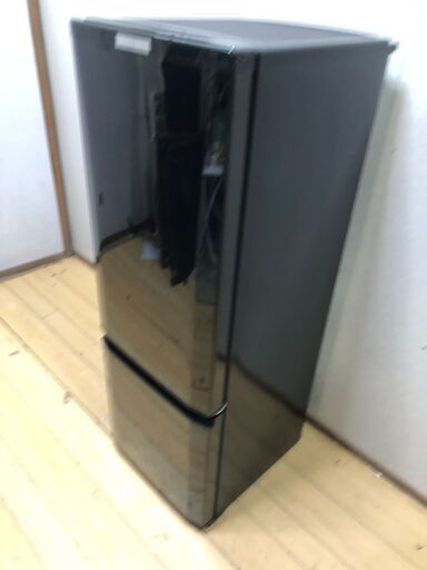 三菱 MITSUBISHI 冷蔵庫 168L 2ドア ブラック 一人暮らし ファミリー向け MR-P17A-B　【糸島市内 送料無料】250916-5