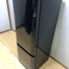 三菱 MITSUBISHI 冷蔵庫 168L 2ドア ブラック 一人暮らし ファミリー向け MR-P17A-B　【糸島市内 送料無料】250916-5の画像