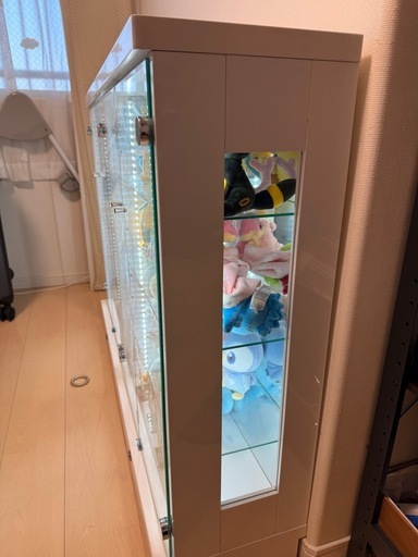 ガラスのショーケース　フィギュアや推し活お店のディスプレイにも！