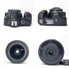 【全国送料無料】 Nikon D5600✨Wi-Fi転送 カメラバッグ付き 手振れ補正付き 高画質 レンズセット ズームセット✨ 届いたらすぐに使えます✨ ニコンの画像