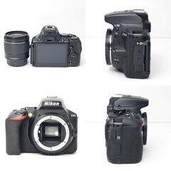 【全国送料無料】 Nikon D5600✨Wi-Fi転送 カメラバッグ付き 手振れ補正付き 高画質 レンズセット ズームセット✨ 届いたらすぐに使えます✨ ニコンの画像