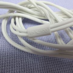 ( M-868 )Panasonic パナソニック 有線イヤフォン ３個まとめて セット L字 3.5mm プラグ RP-NJ100 中古 動作確認済みの画像