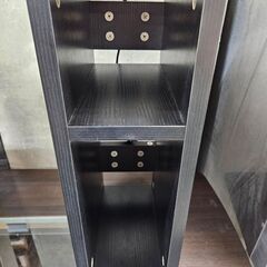リサイクルショップどりーむ天保山店　No.4230　サイドボード　ブラック　サイドラック　コンセント付き♪　寝室等にオススメ♪の画像