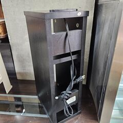 リサイクルショップどりーむ天保山店　No.4230　サイドボード　ブラック　サイドラック　コンセント付き♪　寝室等にオススメ♪の画像