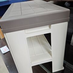 リサイクルショップどりーむ天保山店　No.4237　エントランスベンチ　靴や小物の収納　コンパクトサイズ♪の画像