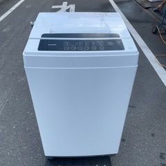f●■【2020年製】アイリスオーヤマ・全自動洗濯機6kg【IAW-T602E】ホワイトの画像