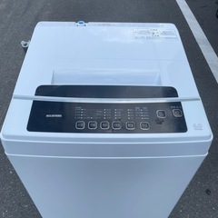 f●■【2020年製】アイリスオーヤマ・全自動洗濯機6kg【IAW-T602E】ホワイトの画像