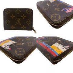 ルイヴィトン LOUIS VUITTON コインケース モノグラム ジッピーコインパース コンパクトウォレット M62139 ブラウンの画像