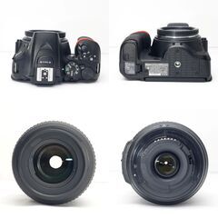 【全国送料無料】 Nikon D5600✨Wi-Fi転送 カメラバッグ付き 手振れ補正付き 高画質 望遠レンズセット ズームセット✨ 届いたらすぐに使えます✨ ニコンの画像