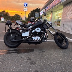 スティード400cc チョッパー アリメカンの画像