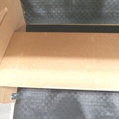 シューズボックス フラップ式 引き出し付き 幅75cm 奥行30cm 高さ95cm ホワイト 下駄箱 シューズラック 札幌 西岡店の画像