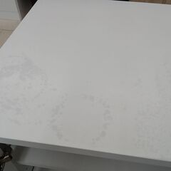リユースのサカイ栃木店★ジモティ割あり★ ベガコーポレーション TV台 ホワイト W120.3×D39.7×H70.4 クリーニング済み TC10722の画像