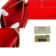 ルイヴィトン LOUIS VUITTON 長財布 ドットインフィニティ ジッピーウォレット 草間彌生コラボ ラウンドファスナー M91572 レッドの画像