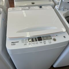 【リユ-スのサカイ広島石内店】ジモティ割！/5.5kg洗濯機ハイセンス/2023年製/クリ-ニング済み/HG-7240/広島市 洗濯機　佐伯区 洗濯機　南区 洗濯機　西区 洗濯機　東区 洗濯機　中区 洗濯機　安佐南区 洗濯機　安佐北区 洗濯機　安芸区 洗濯機　府中町 洗濯機　海田町 洗濯機　熊野町 洗濯機　坂町 洗濯機　廿日市市 洗濯機の画像