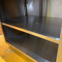 a(7495) ステンレス キャビネット作業台 扉無し W900D600H800 BG150 飲食店 厨房用品 業務用 作業台 直接お引き取り歓迎 大阪の画像