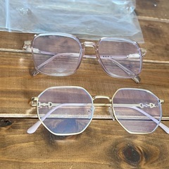 新品　ダテメガネ　２本セットの画像