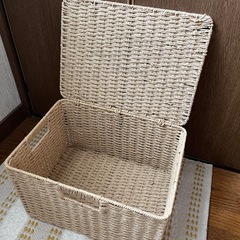 ワイヤーカゴ&収納カゴセットの画像