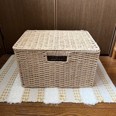 ワイヤーカゴ&収納カゴセットの画像