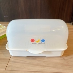 哺乳瓶用消毒ケース、哺乳瓶乾燥スタンド　2点セットの画像