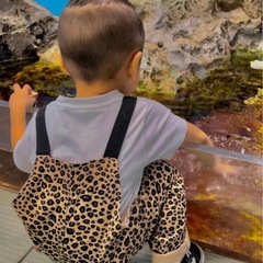 サロペット ヒョウ柄 の画像