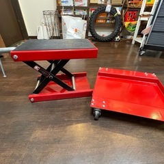  バイクジャッキ バイクリフト キャリー付　耐荷重500kgの画像