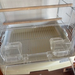 SANKO イージーホーム クリアバード35WＨ鳥 ケージ　鳥かご 鳥籠 小鳥　中古品の画像