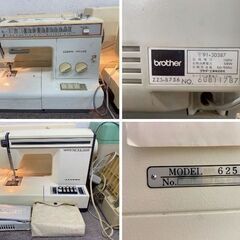 在庫のこり各1点ずつ！ ★限定入荷★  掘り出し物！BROTHER ZZ3-B756／ZZ3-B543／JANOME 625／JUKI HZL-009／TYPE330／RICCAR 207の画像