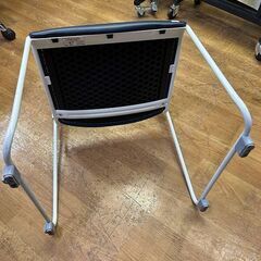 【リサイクルストアスターズ城西店】 【中古品】中央可鍛工業 MORループスタッキングチェア MO-27 ネイビーの画像