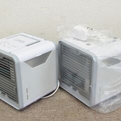 在庫のこり1点！ ★限定入荷★  掘り出し物！Shop Japan ショップジャパン ここひえ R3 21013-J 冷風扇 卓上扇風機 パーソナルクーラー FN006203 専用フィルター付の画像