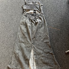 デニムワンピースの画像