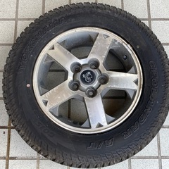 パジェロミニ　タイヤホィール4本セット　タイヤチェーン付の画像