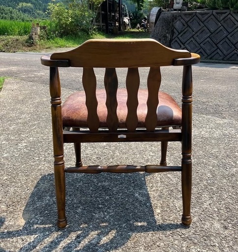 飛騨家具　ビンテージレザーチェア