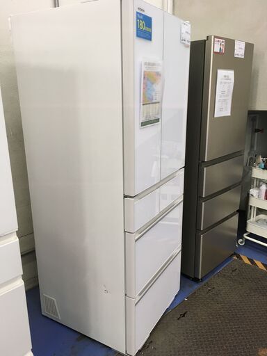 ★リユースのサカイ横浜南店★YM1174 HITACHI 冷蔵庫 R-HW60R 602L 21年製 動作確認／クリーニング済み ☆リユースのサカイ横浜南店☆YM1174 HITACHI 冷蔵庫 R-HW60R 602L 21年