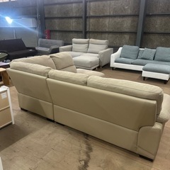 ニトリ　L字ソファの画像