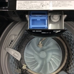 【高年式】全自動洗濯機 ニトリ NT60L1BK 5.5kg 2024年製:ブラックの画像