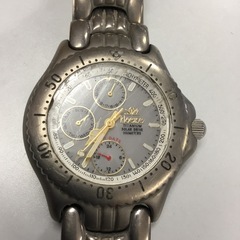 クロイゼ klaeuse ソーラー メンズ 腕時計 シルバー チタニウム の画像