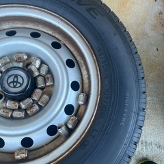 100系ハイエース　純正鉄ホイール　5H 114.3PCDの画像