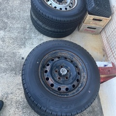 100系ハイエース　純正鉄ホイール　5H 114.3PCDの画像