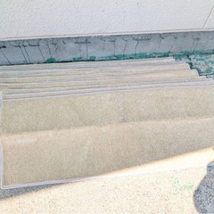 階段用絨毯　オーダー品の画像