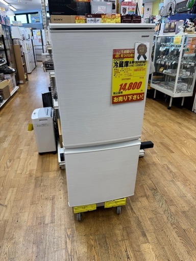 SHARP製★18年製★２ドア冷蔵庫★6ヶ月間保証付き